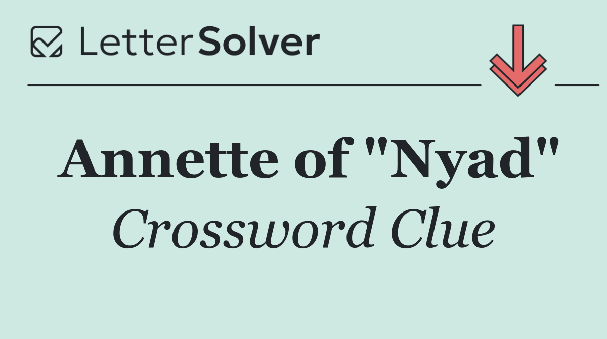 Annette of "Nyad"