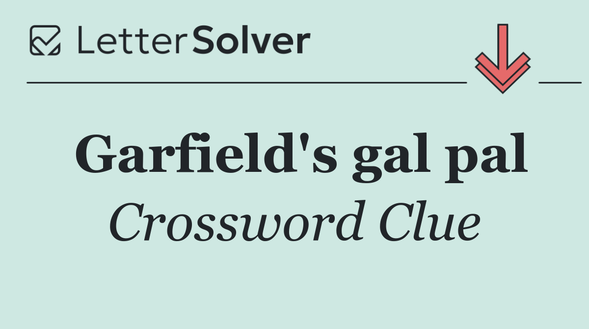 Garfield's gal pal