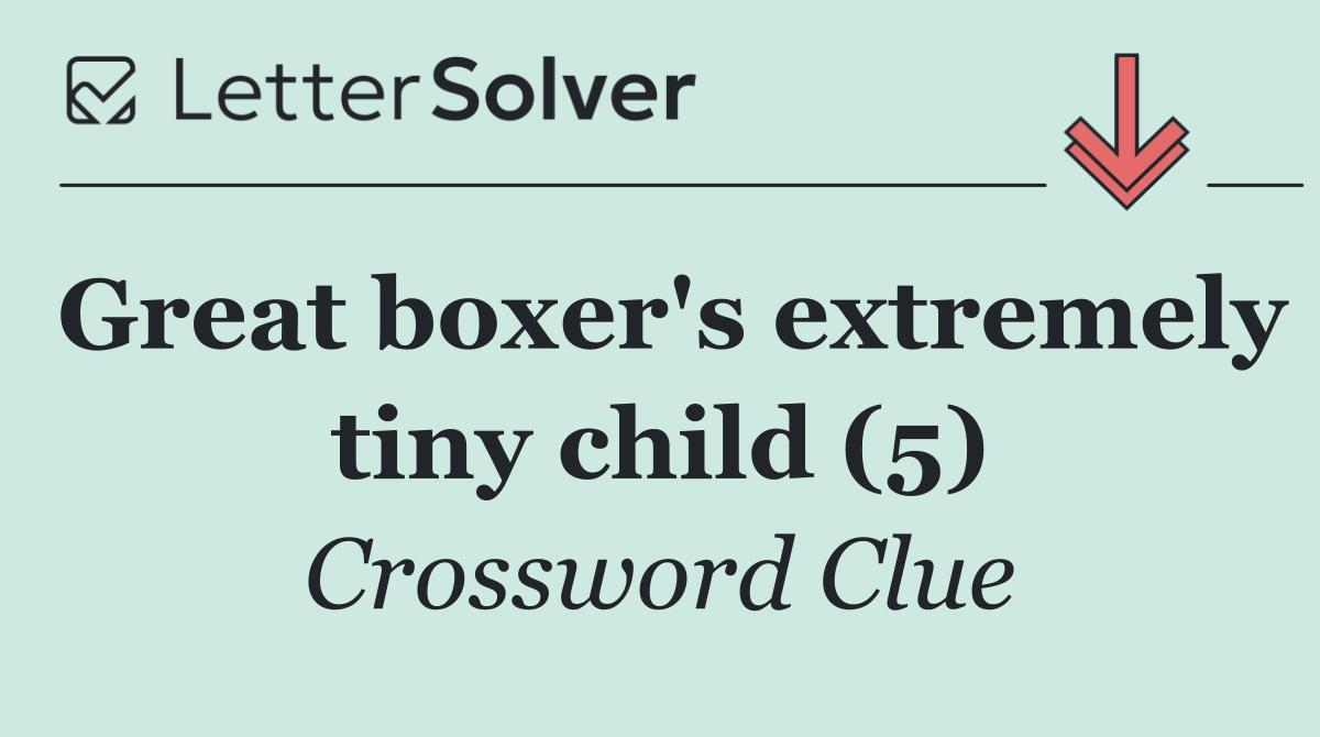 Great boxer's extremely tiny child (5)