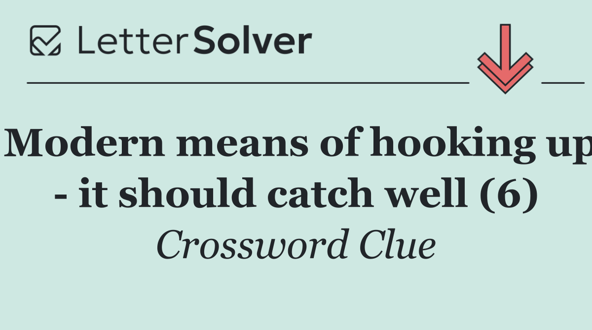 Modern means of hooking up   it should catch well (6)