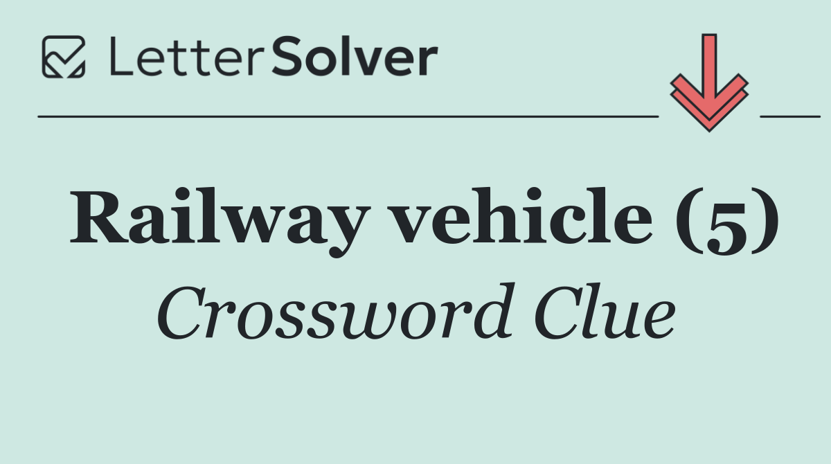 Railway vehicle (5)
