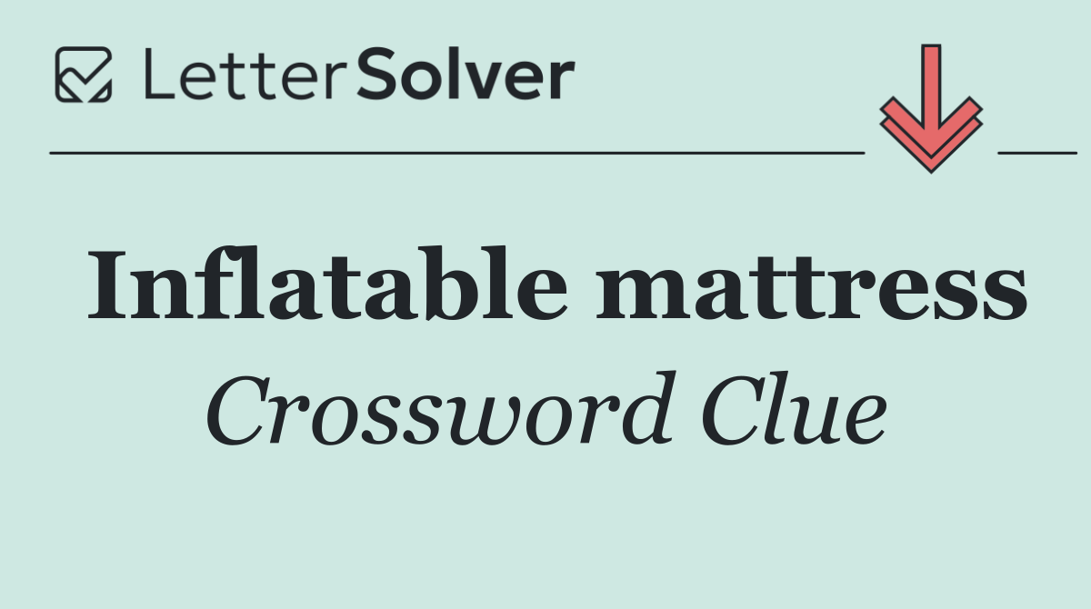 Inflatable mattress