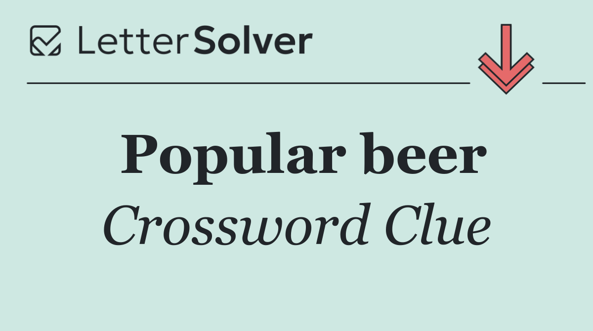 Popular beer