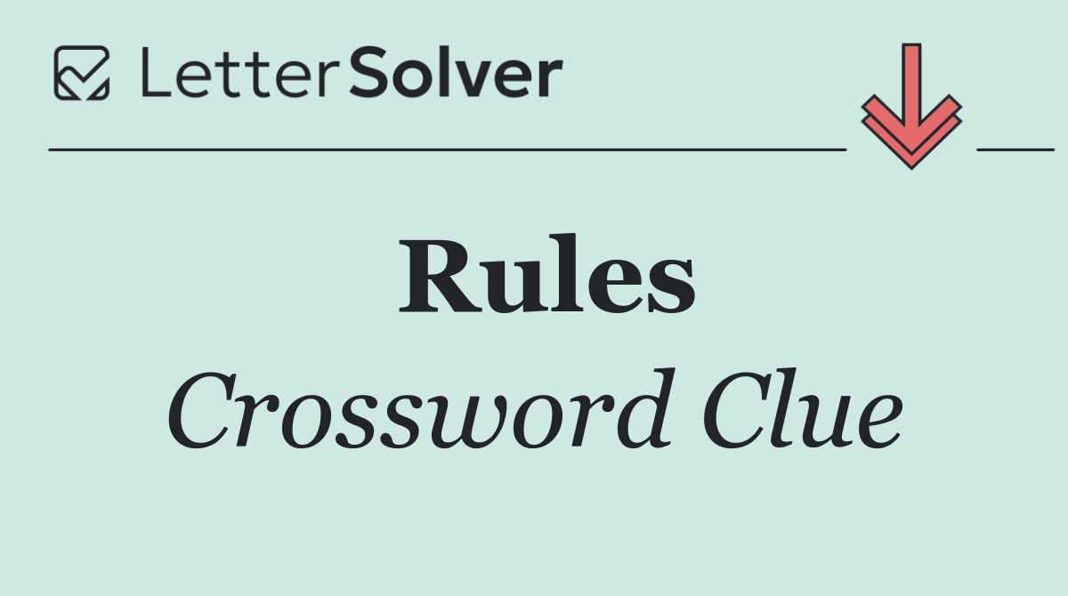 Rules