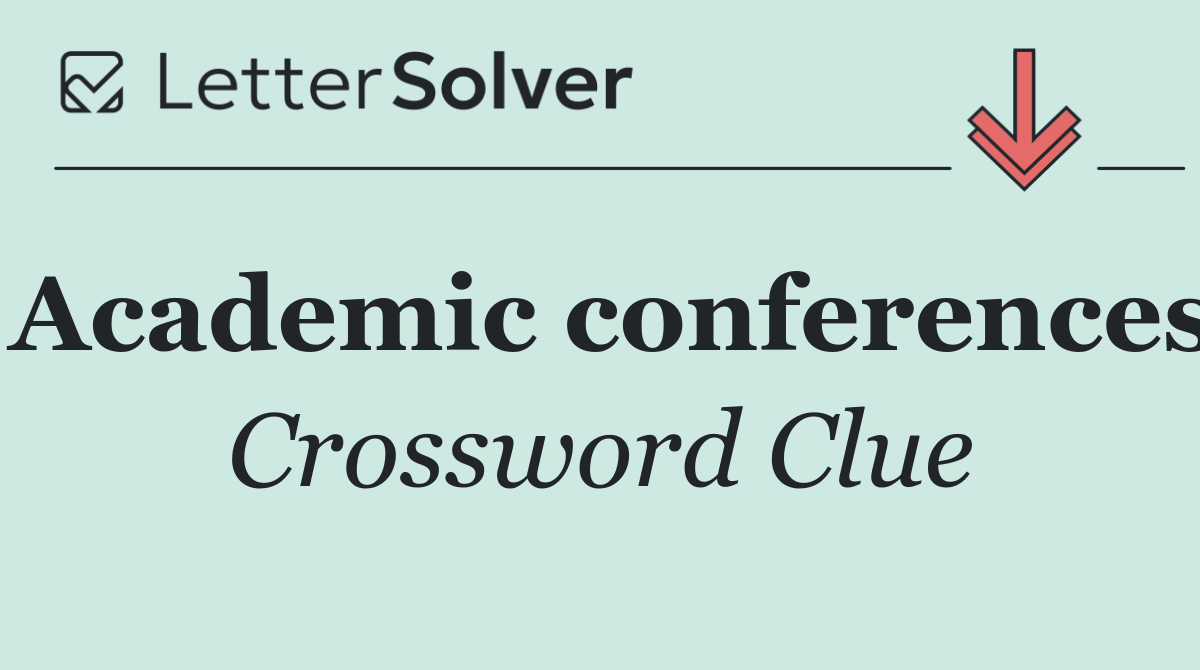 Academic conferences