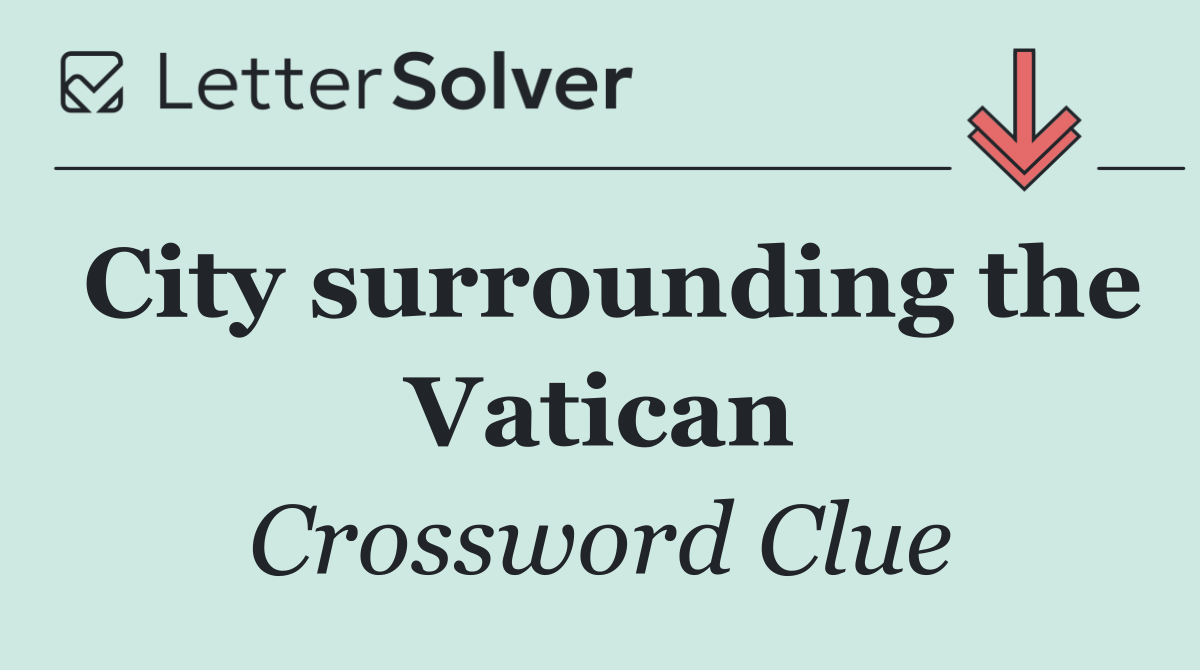 City surrounding the Vatican