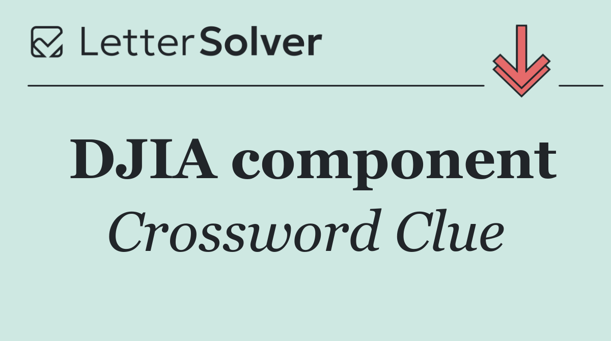 DJIA component