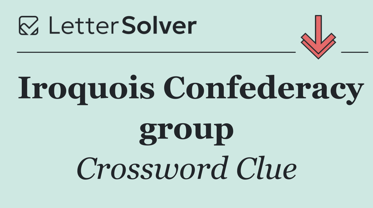 Iroquois Confederacy group