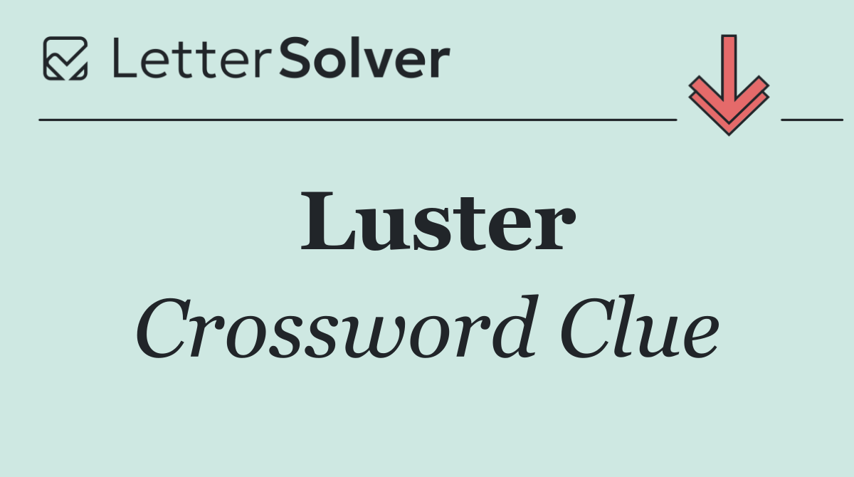 Luster