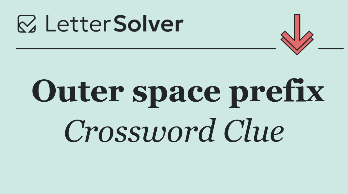Outer space prefix