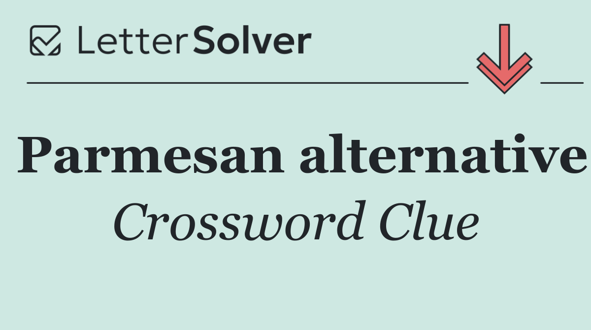 Parmesan alternative