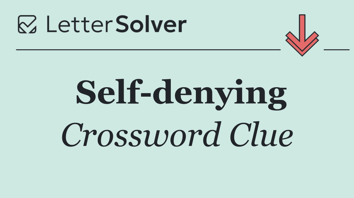 Self denying