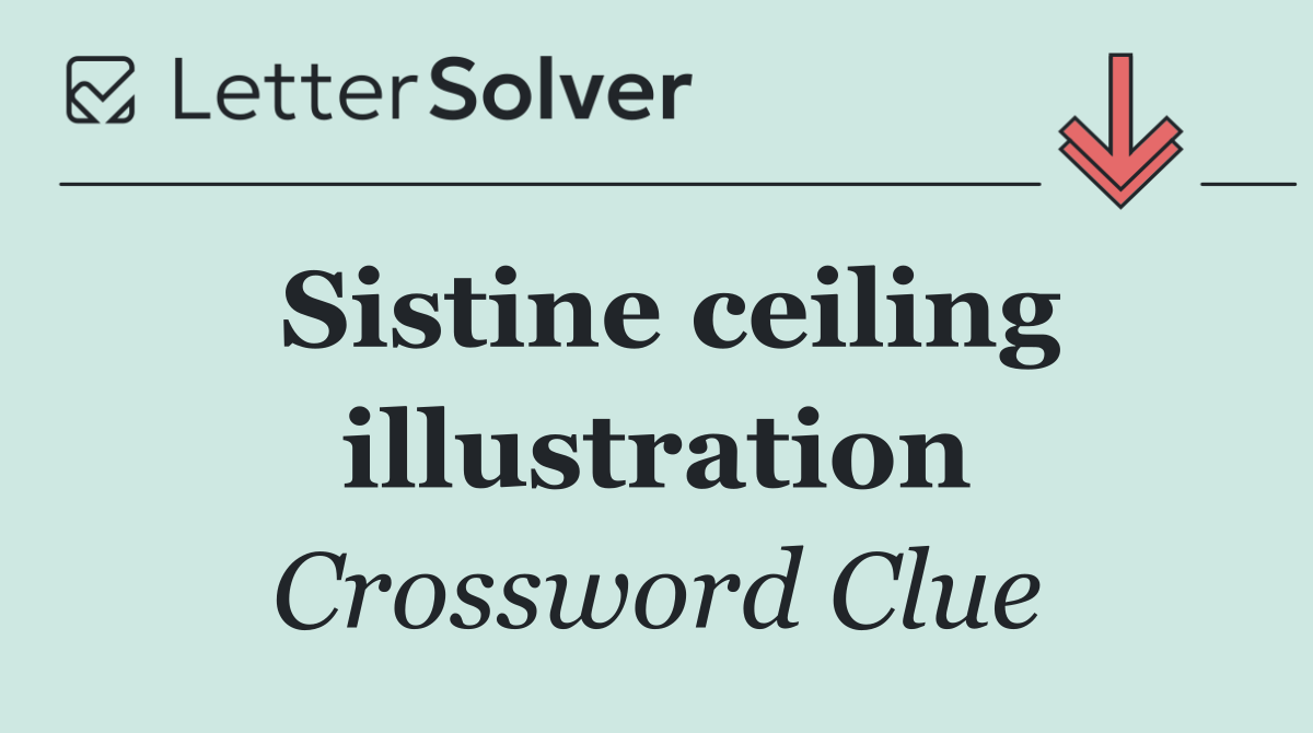 Sistine ceiling illustration