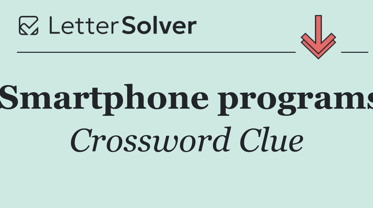 Smartphone programs