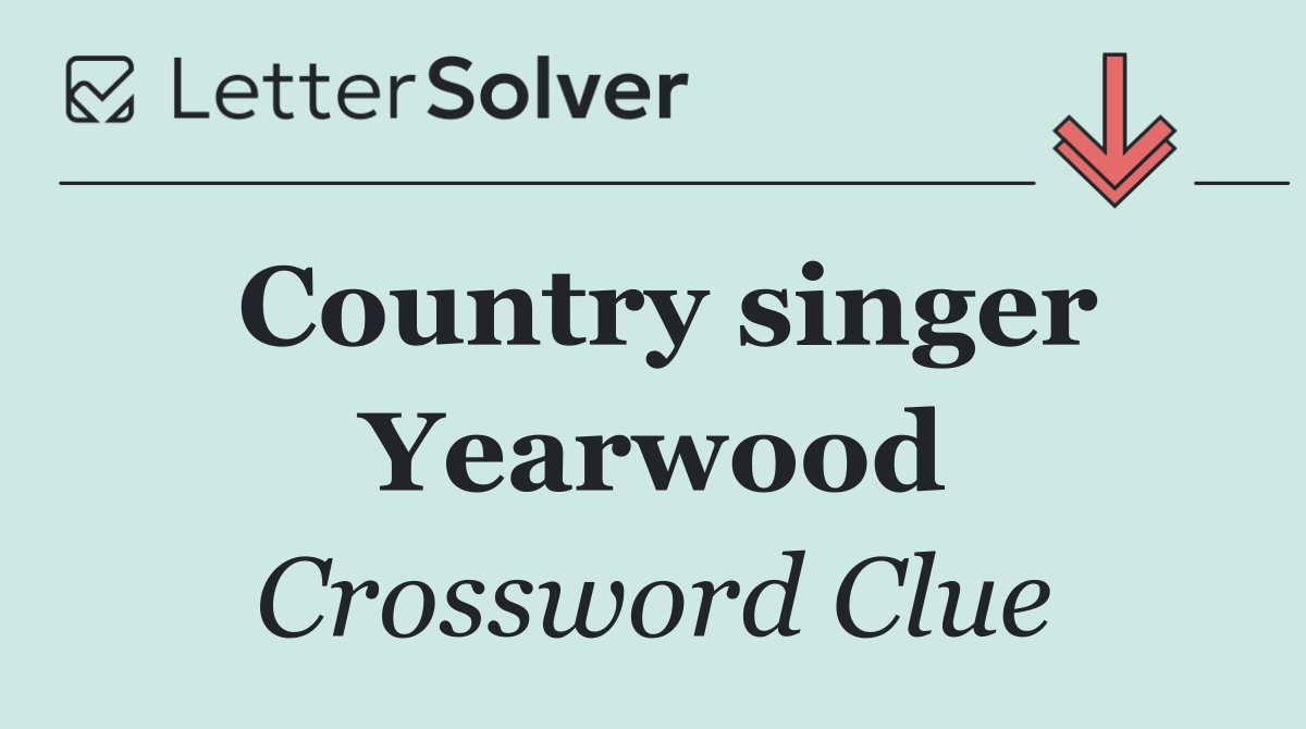 Country singer Yearwood
