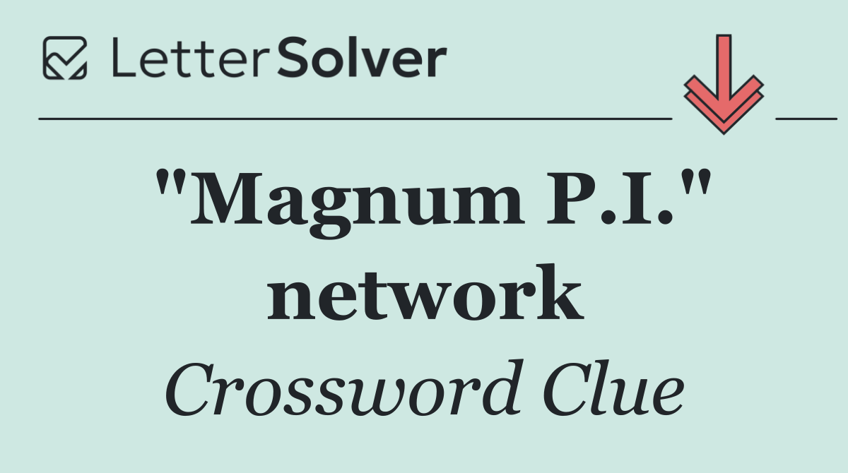 "Magnum P.I." network