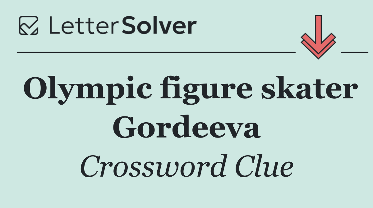Olympic figure skater Gordeeva