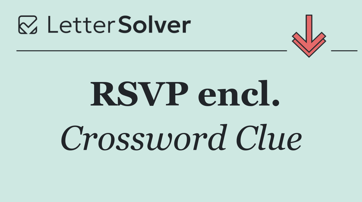 RSVP encl.