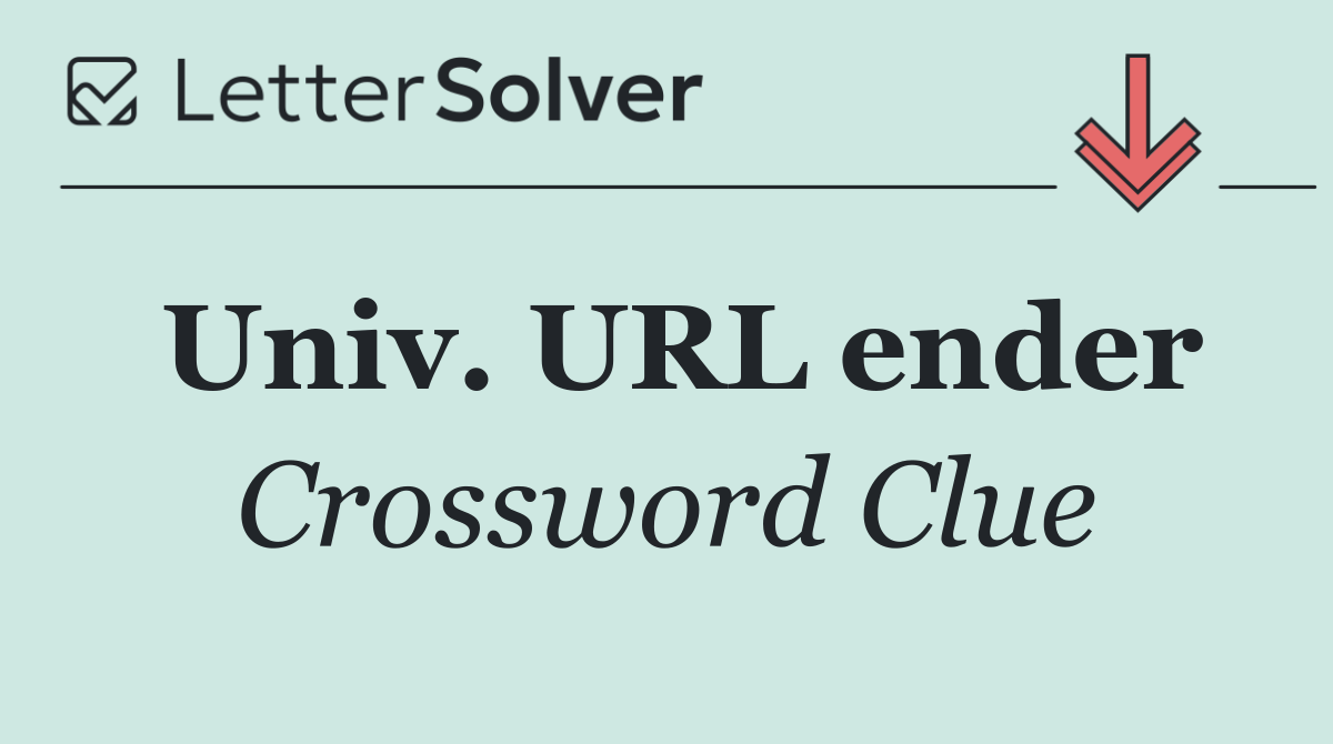 Univ. URL ender