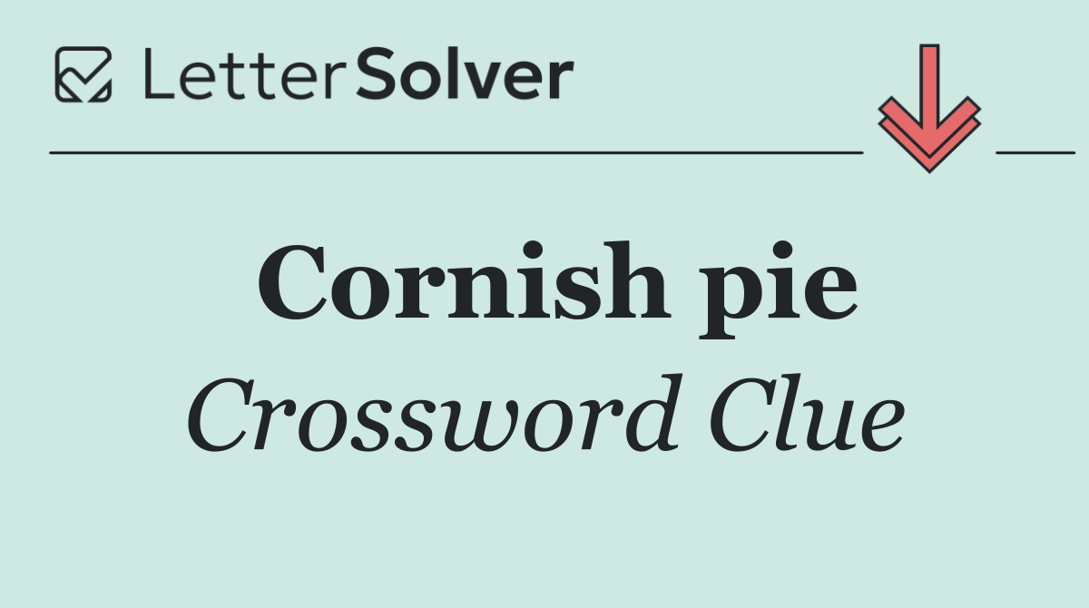 Cornish pie
