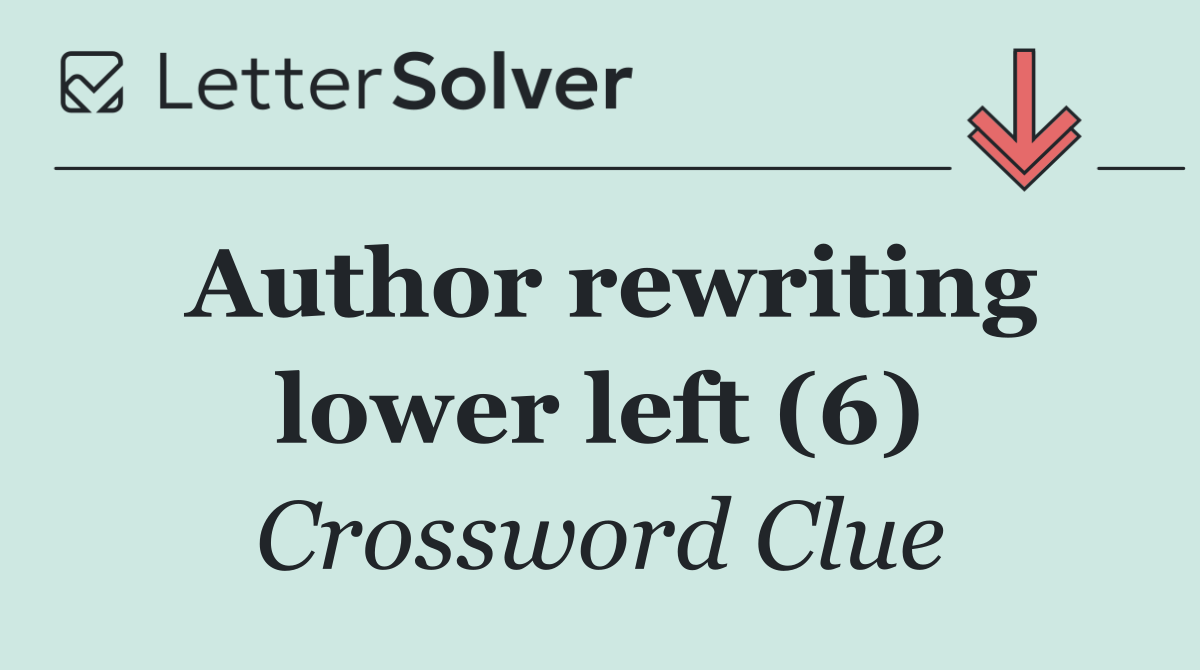 Author rewriting lower left (6)