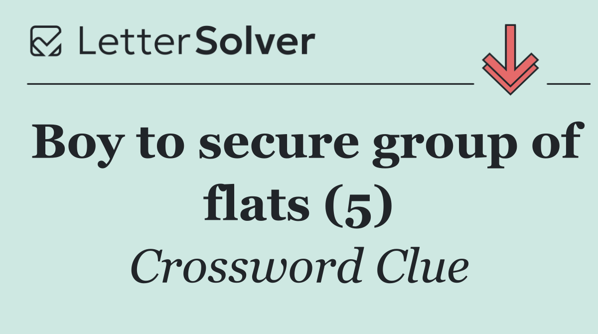 Boy to secure group of flats (5)