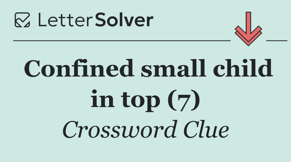 Confined small child in top (7)