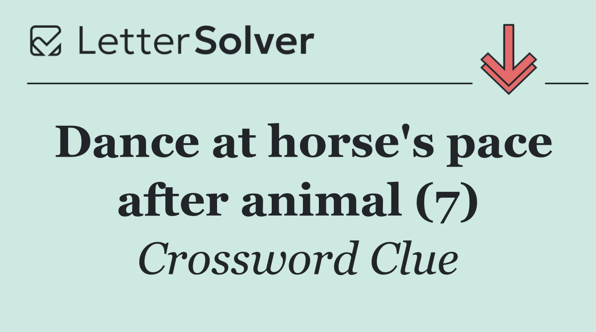 Dance at horse's pace after animal (7)