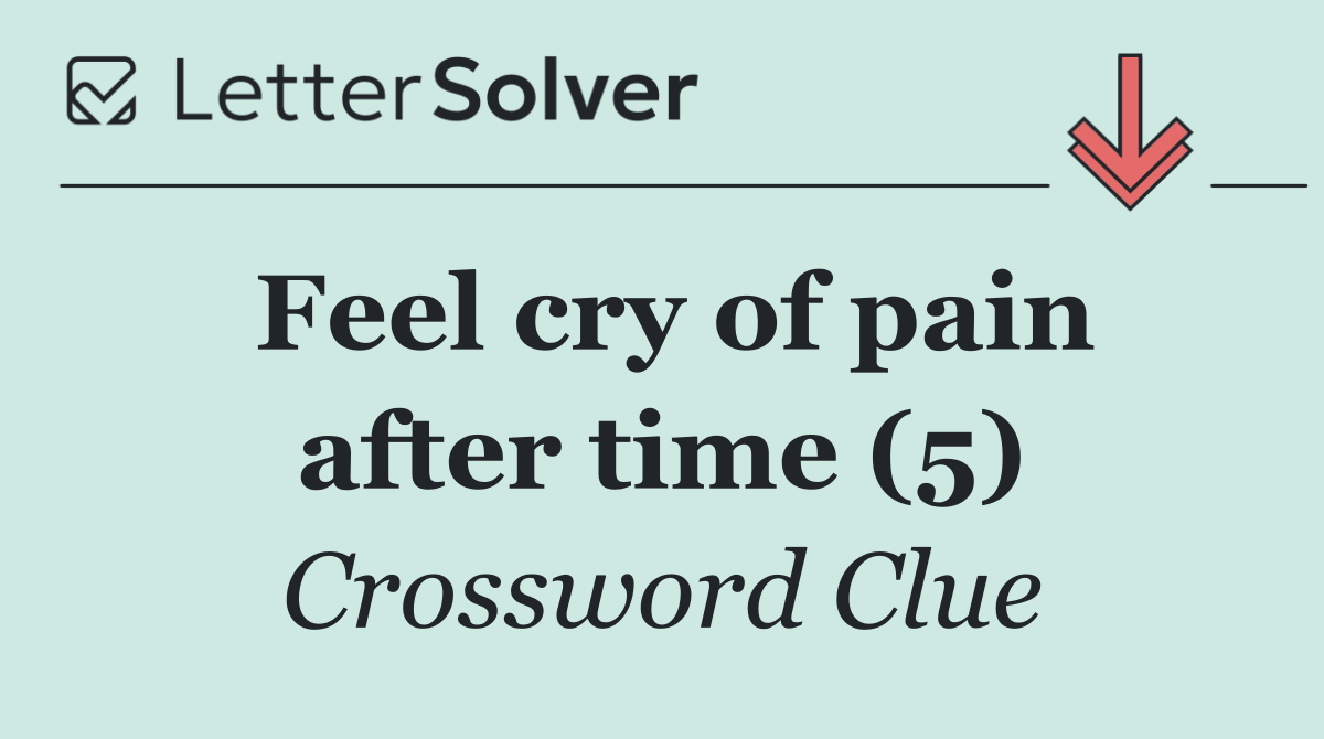 Feel cry of pain after time (5)