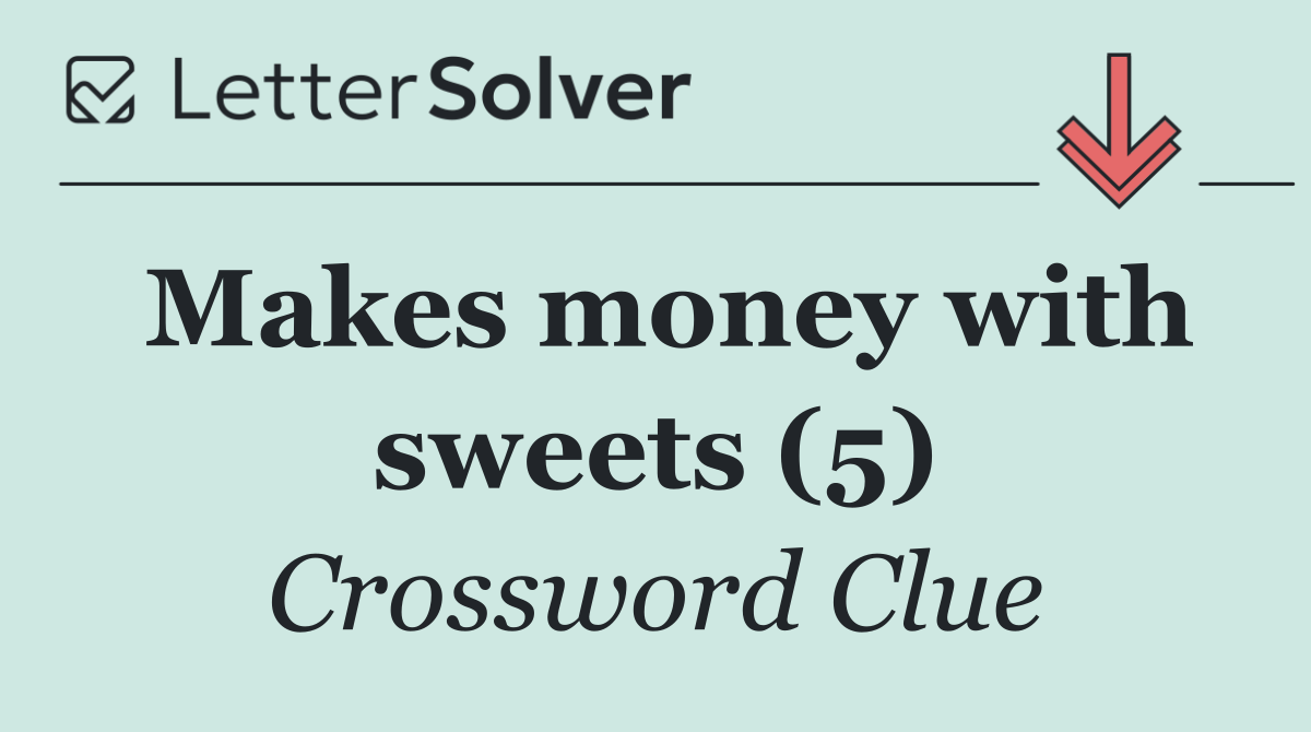 Makes money with sweets (5)