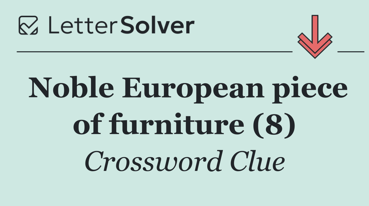 Noble European piece of furniture (8)
