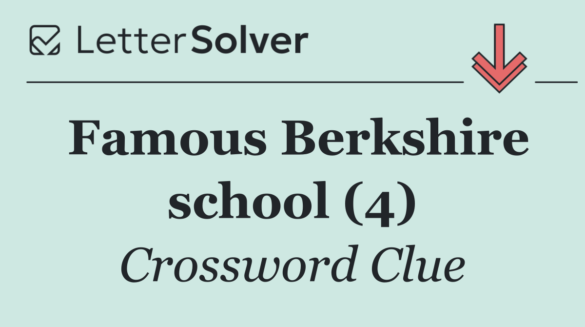 Famous Berkshire school (4)