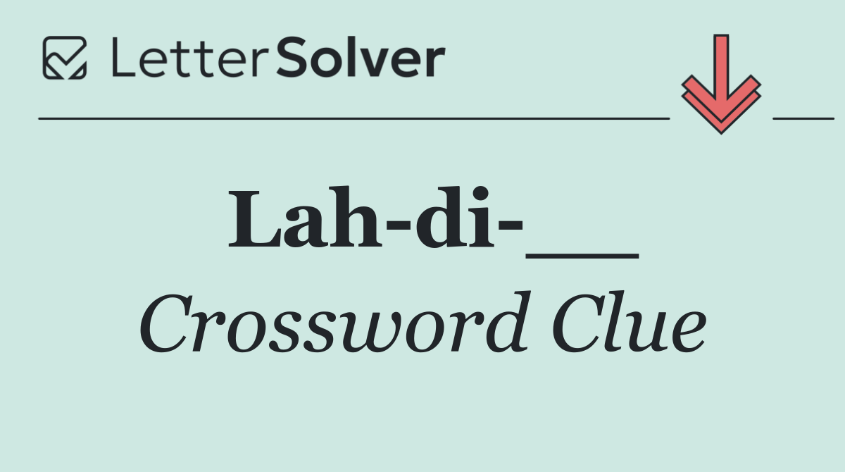 Lah di __