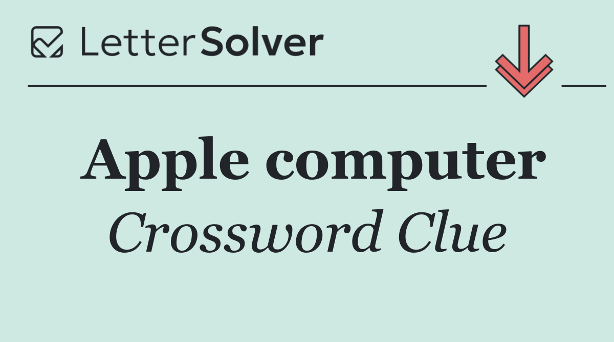 Apple computer