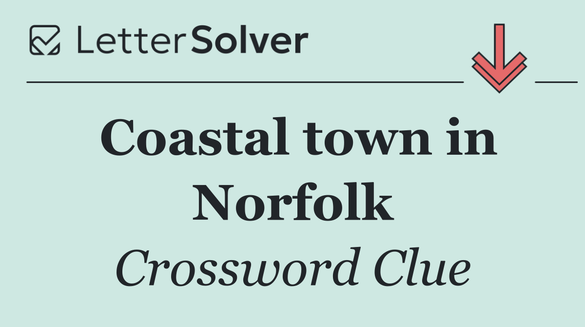 Coastal town in Norfolk