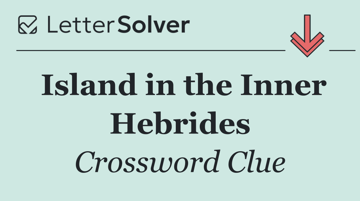 Island in the Inner Hebrides