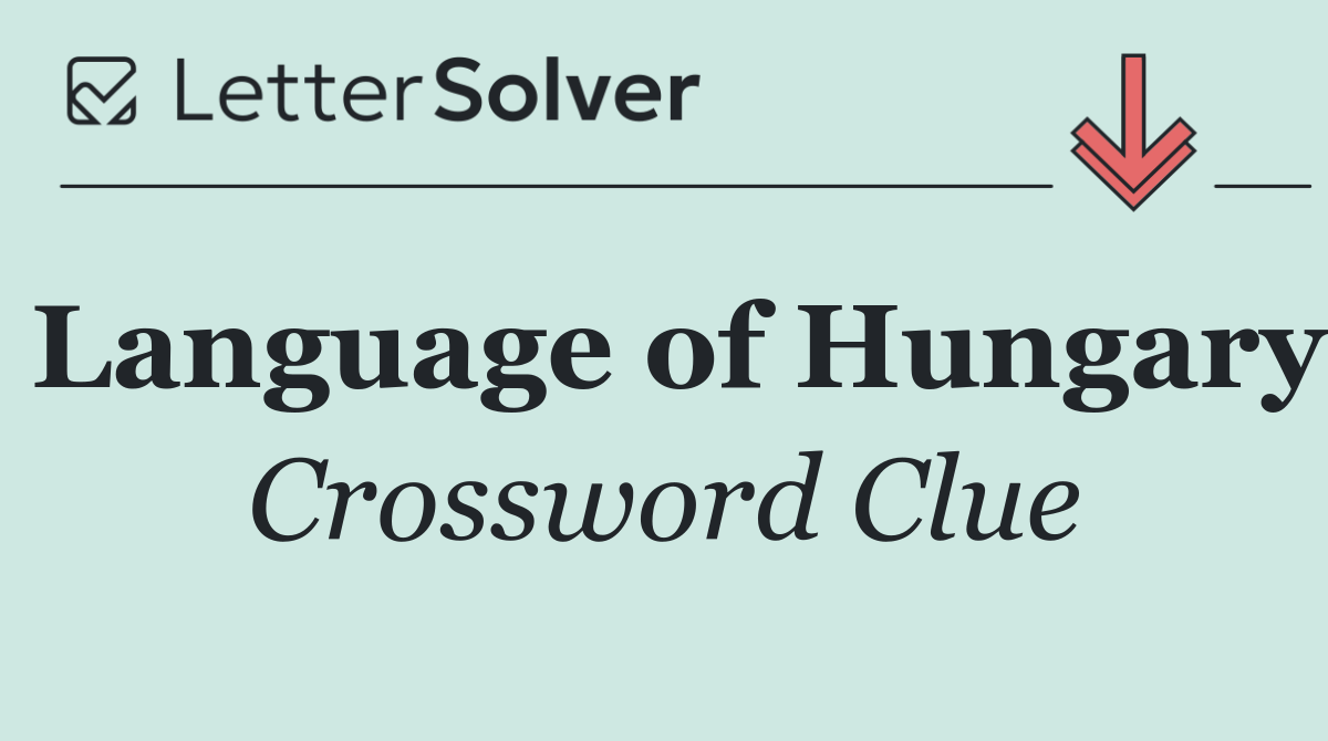 Language of Hungary