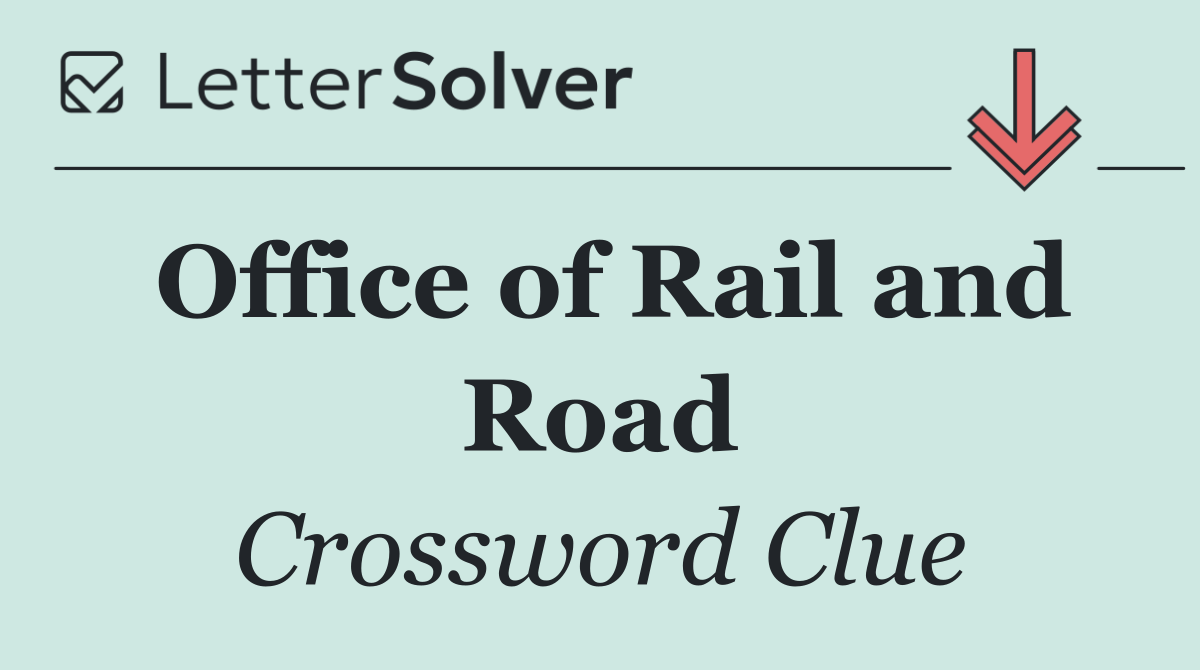 Office of Rail and Road