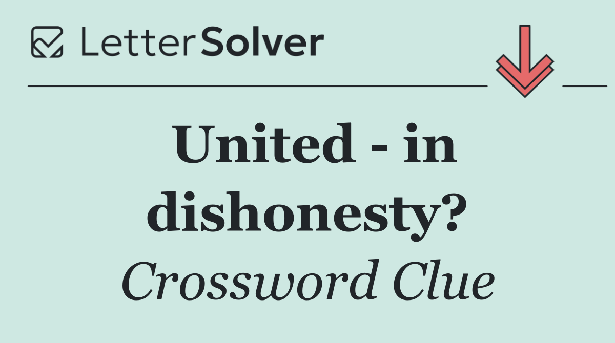 United   in dishonesty?