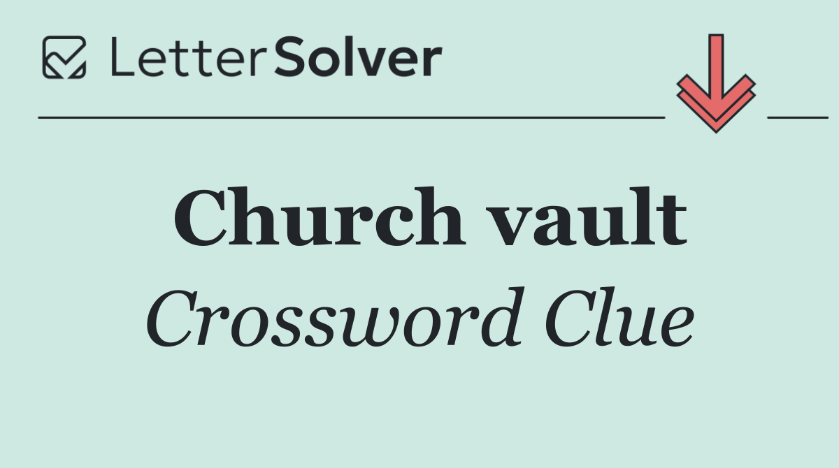 Church vault