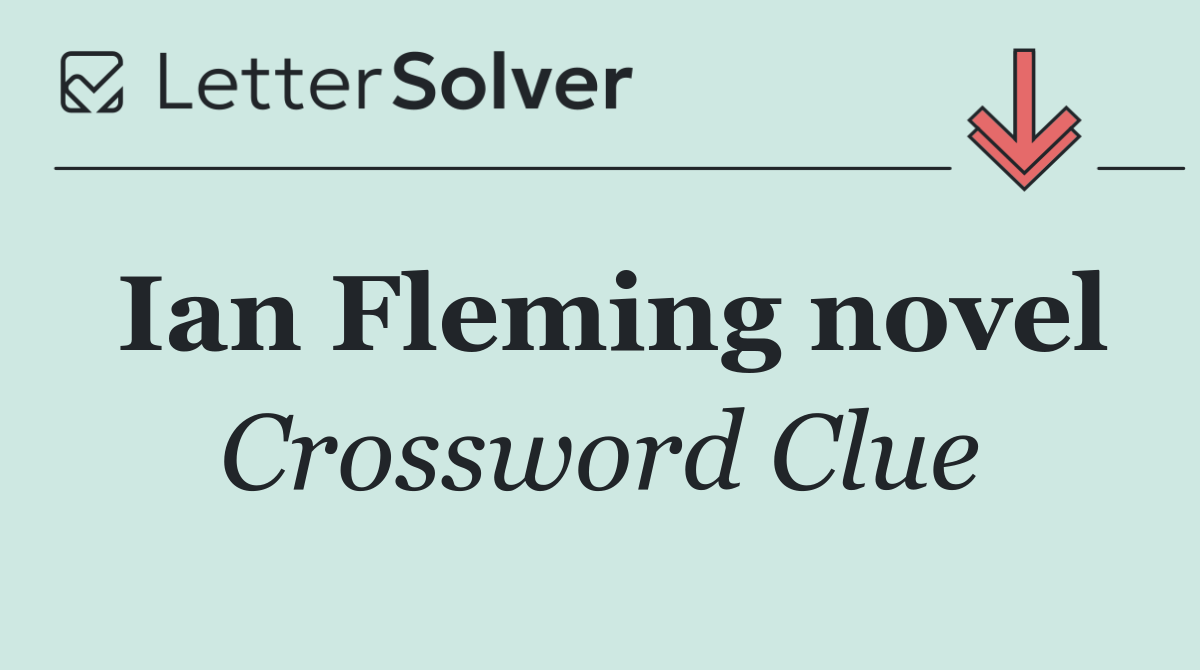 Ian Fleming novel