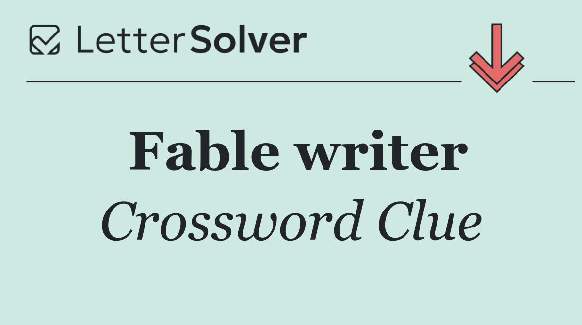 Fable writer