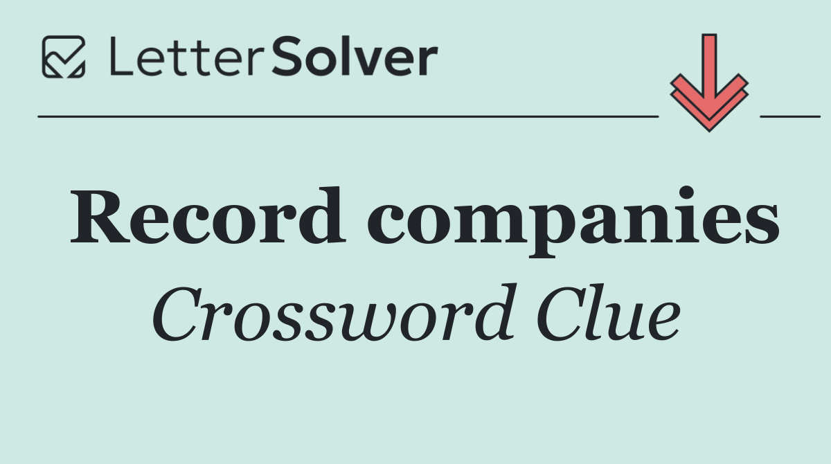 Record companies