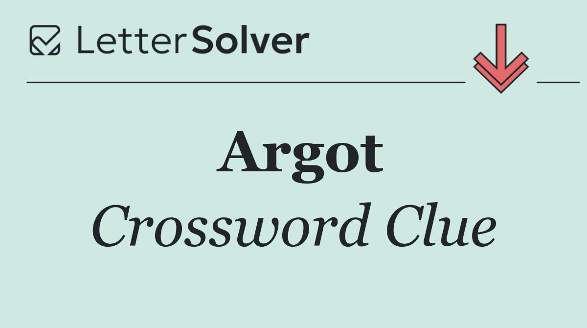 Argot