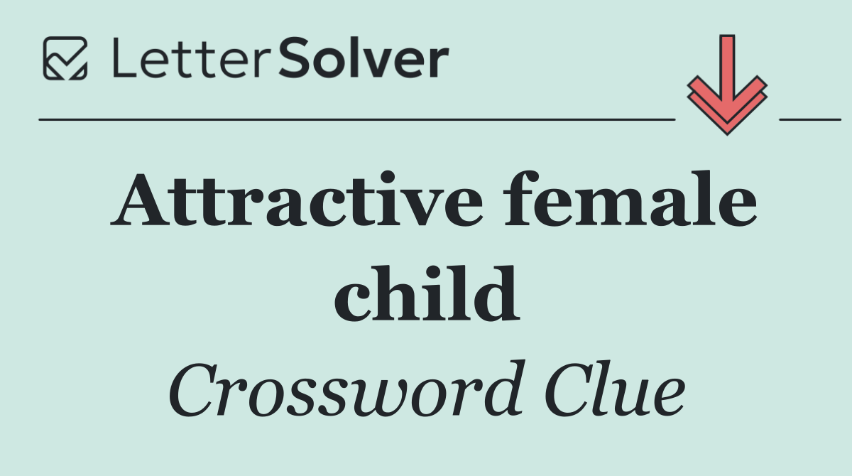Attractive female child