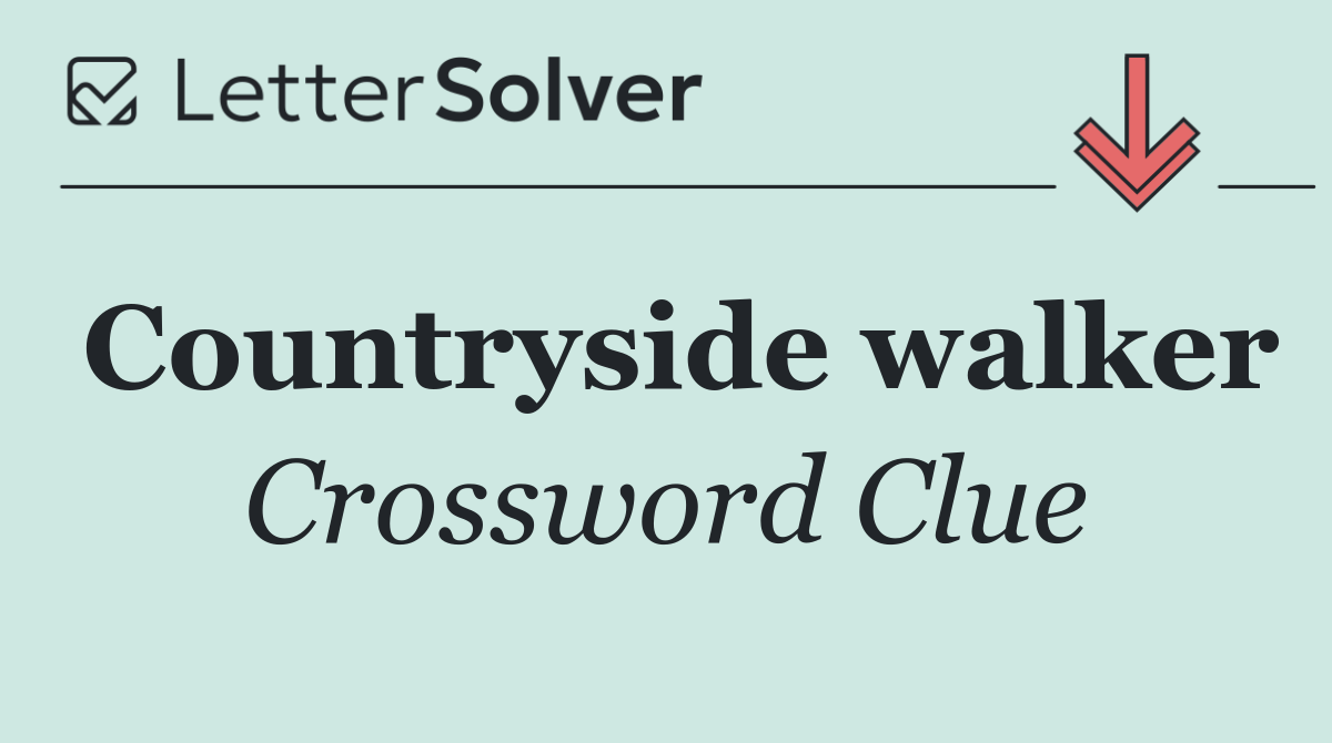 Countryside walker