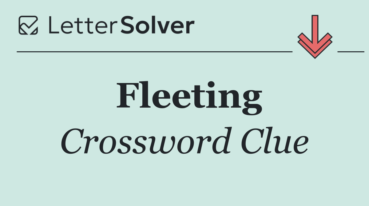 Fleeting