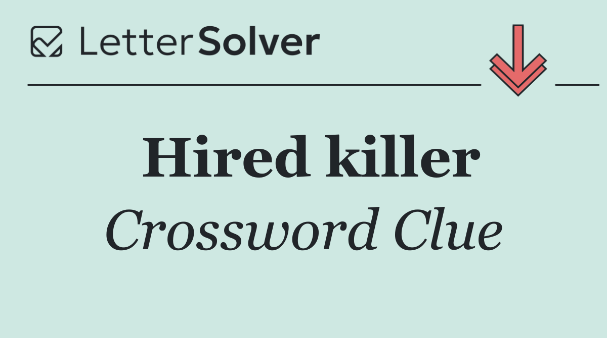 Hired killer