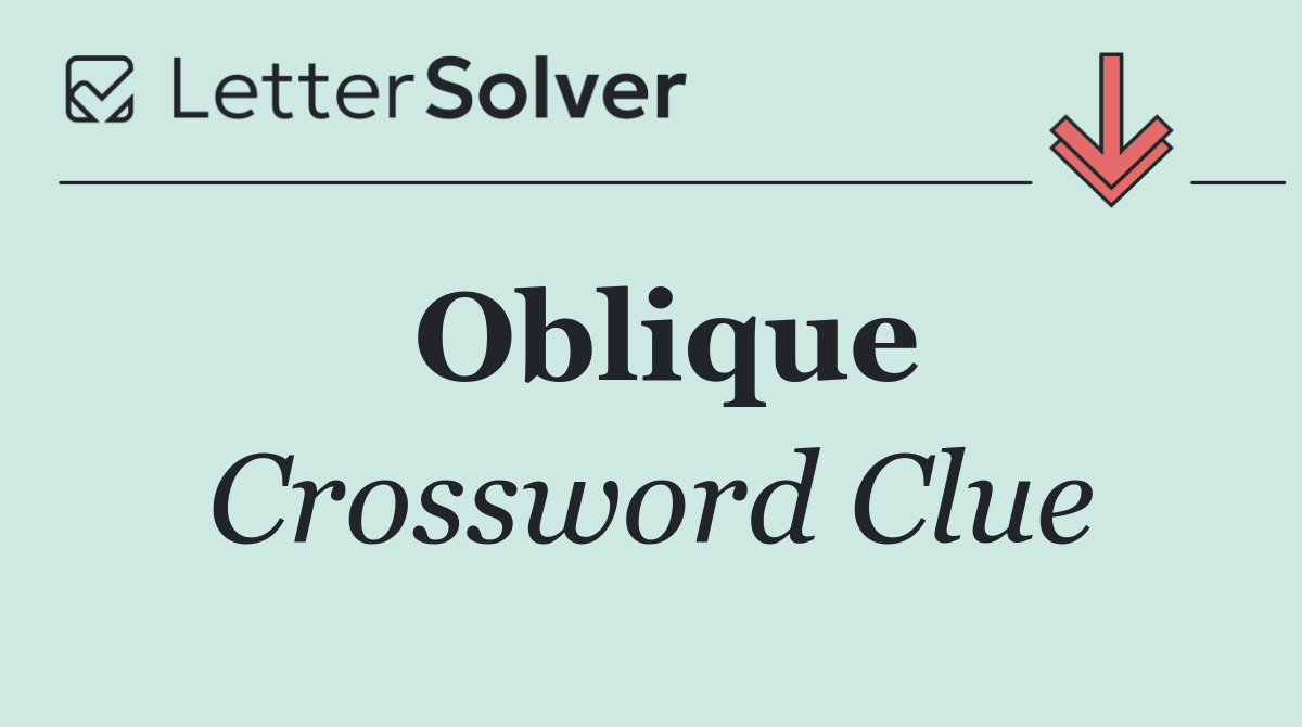 Oblique