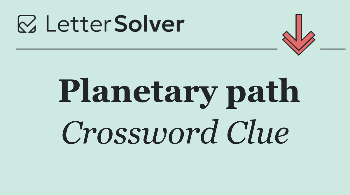 Planetary path